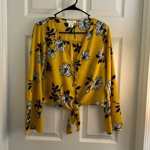 Urban Romantics Flowy Floral Shirt